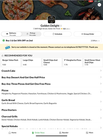Golden Delight. iPad screenshot