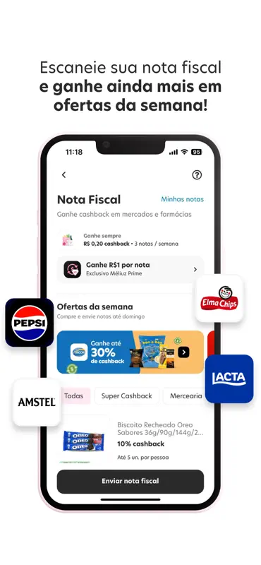 Méliuz: Cashback e Nota Fiscal screenshot 2 of 6