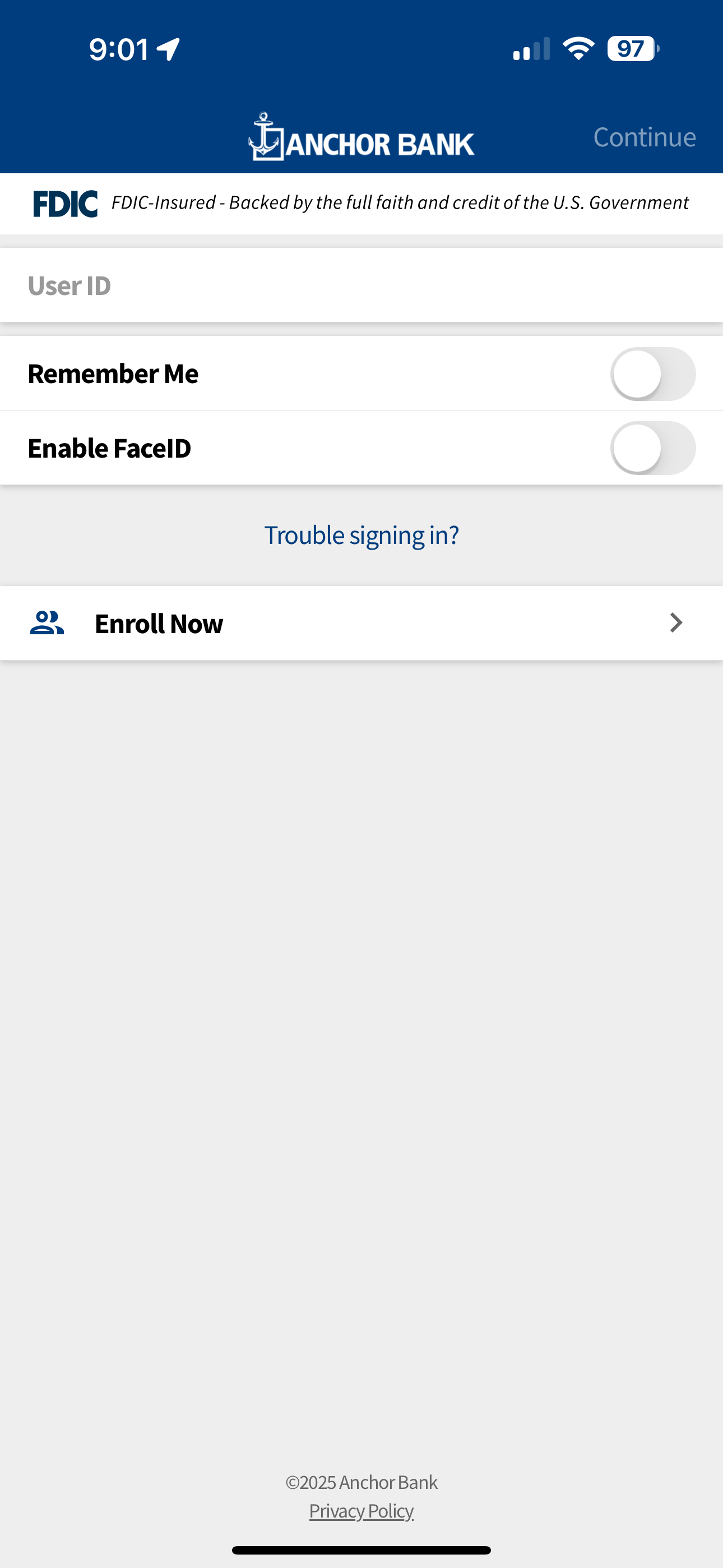 Anchor Mobile Banking screenshot 3