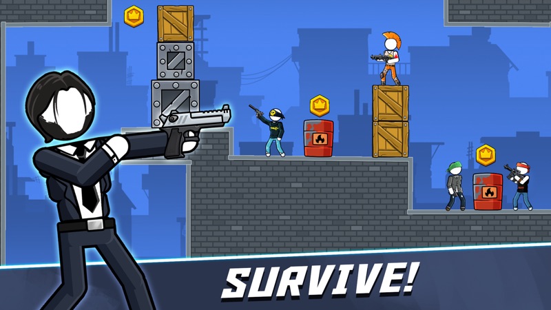 Gunner — Stick man gun shooter screenshot 1