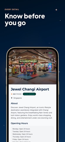 AI Travel Guide - Singapore iPhone screenshot