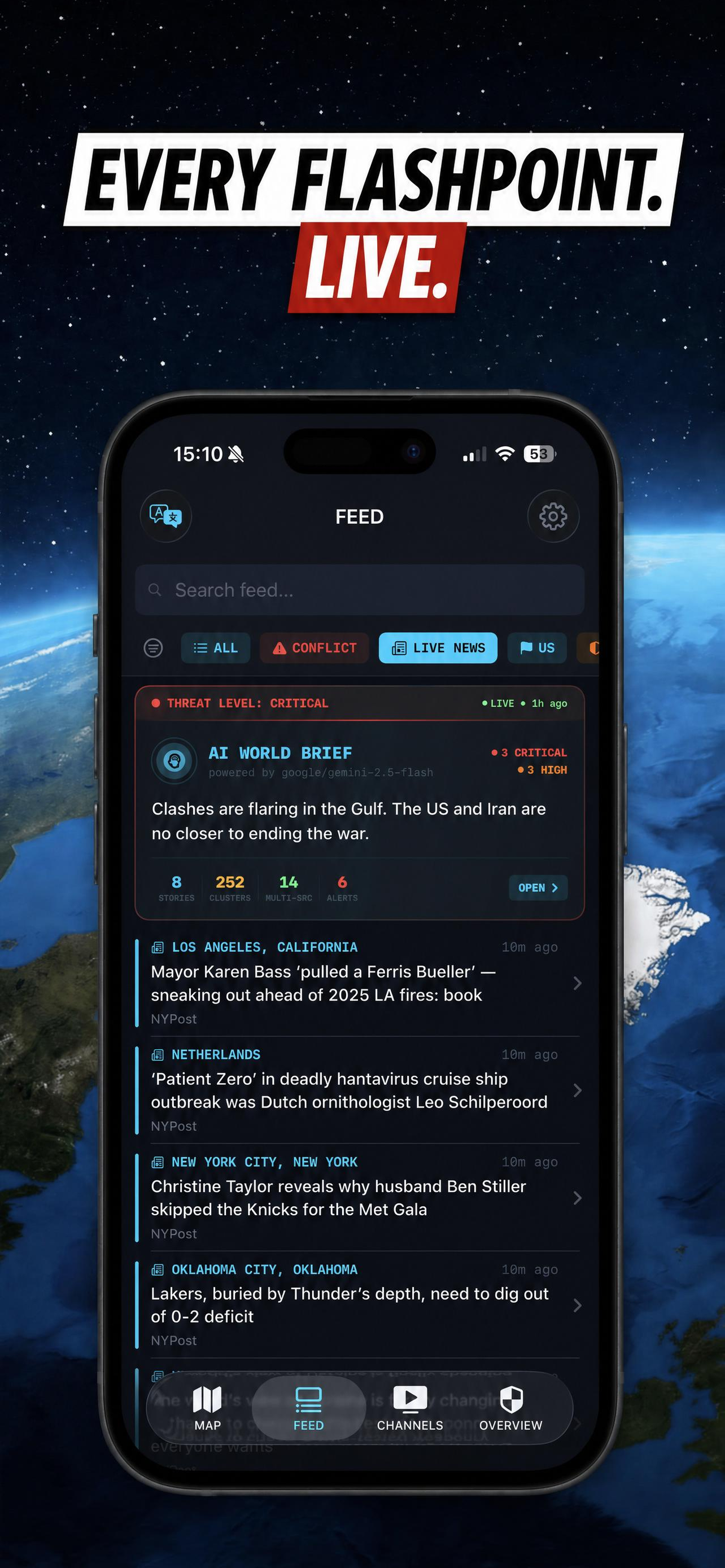 World Monitor Real-Time Intel screenshot 3