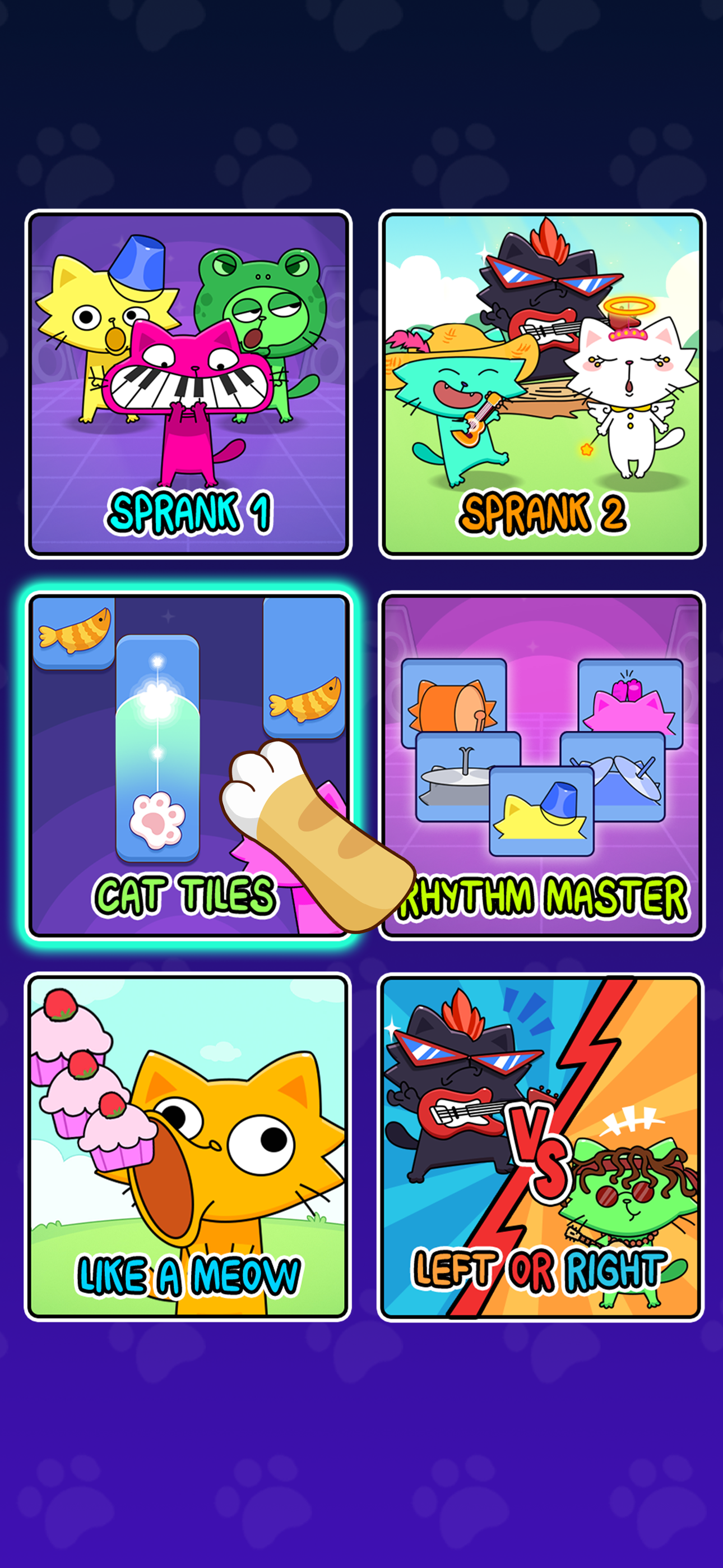 Cat Music Box: Cute Mini Games