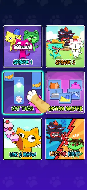 Cat Music Box: Cute Mini Games screenshot 1