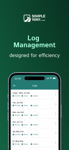 SIMPLE WAY E-LOG screenshot