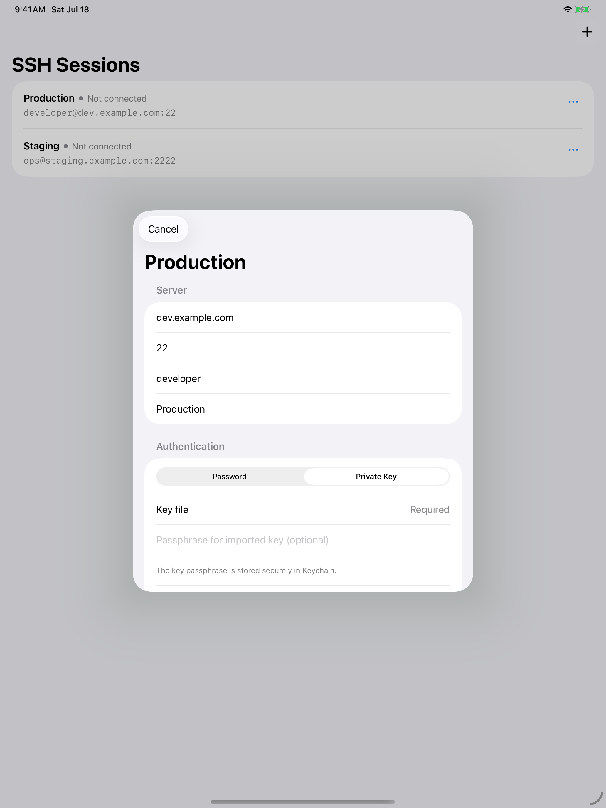 SSH Terminal Client screenshot 8