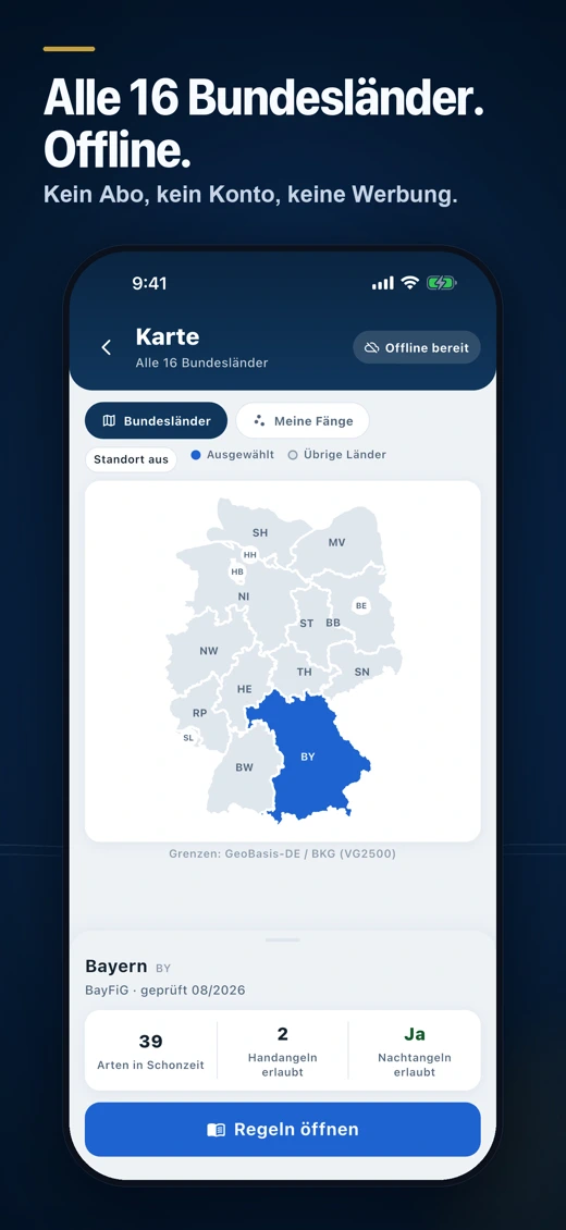 Angelbuch: Schonzeiten & Maße screenshot 3