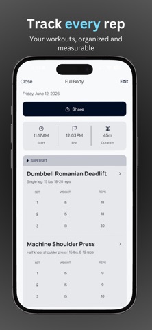 Setbly - Gym Workout Tracker Screenshot 5 of 6