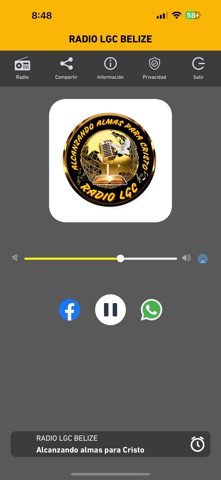 RADIO LGC BELIZE iPhone screenshot