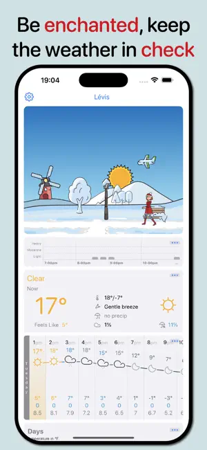 Cartoon Weather: Fun Forecas screenshot 2