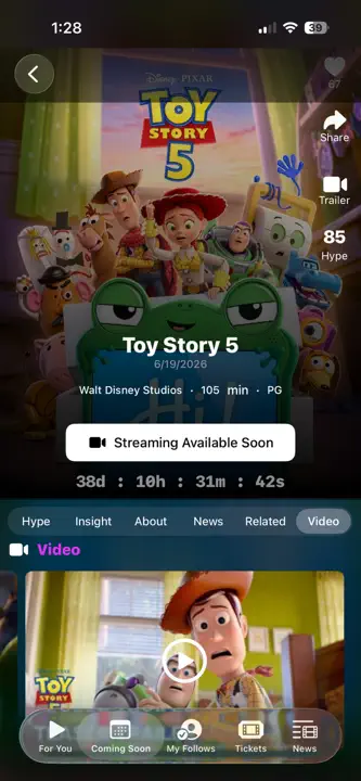 Movie App : capture d’écran 1 sur 10