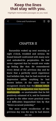 Rivro: Gutenberg Reader Screenshot 2 of 9