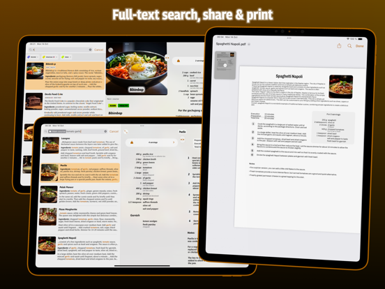 Recipe Keeper - Taste iPad screenshot 5 - Food & Drink app