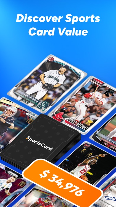 Sports Card Scanner: SPcard iPhone screenshot