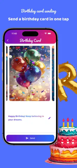 Birthy your birthday reminder screenshot 2