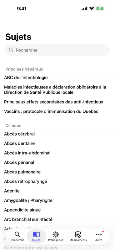 Antibiothérapie Pédiatrique screenshot 1 of 5