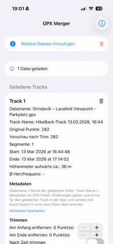 GPX Merger screenshot
