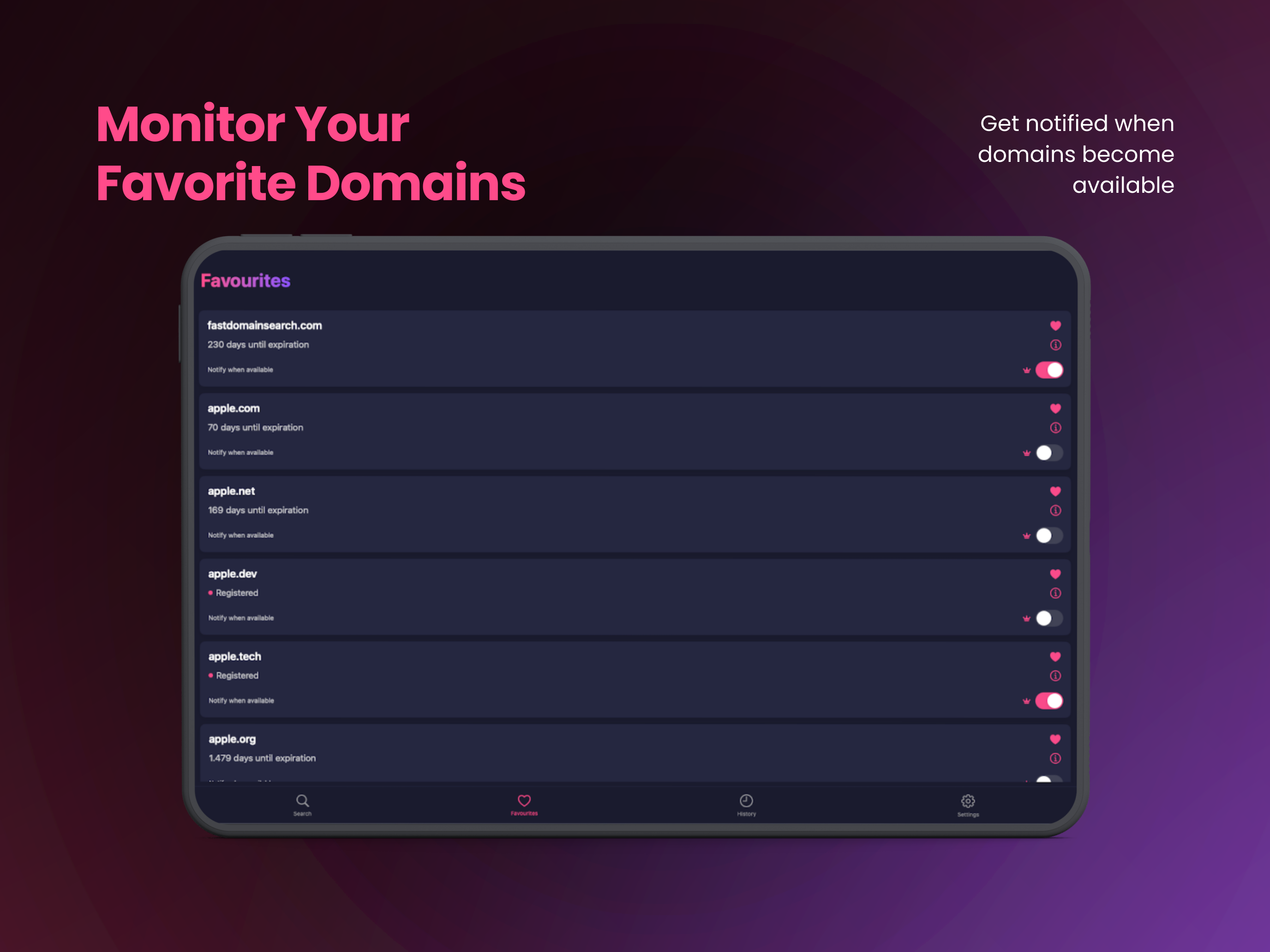 Nameradar: Domain Search