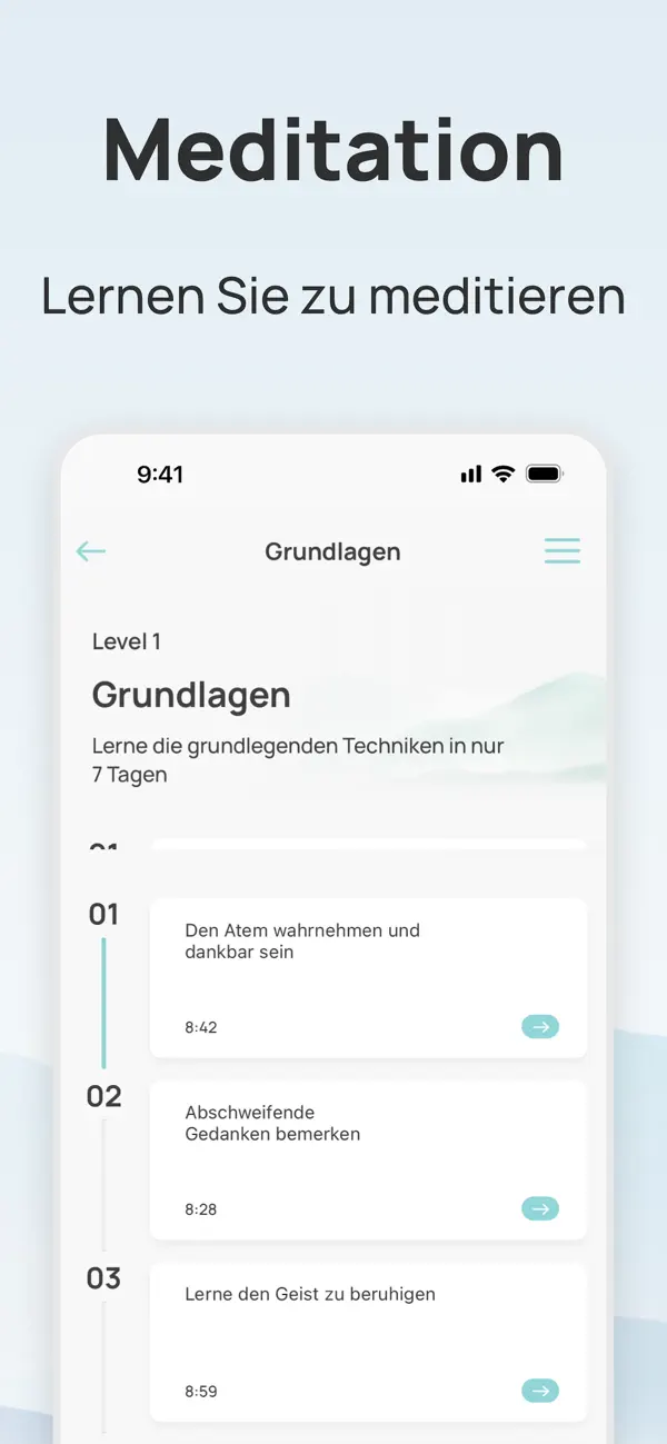 Serenity - Geführte Meditation Screenshot 1