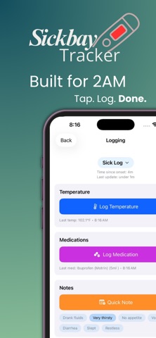 Sickbay Tracker screenshot