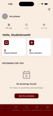 rho pilates screenshot