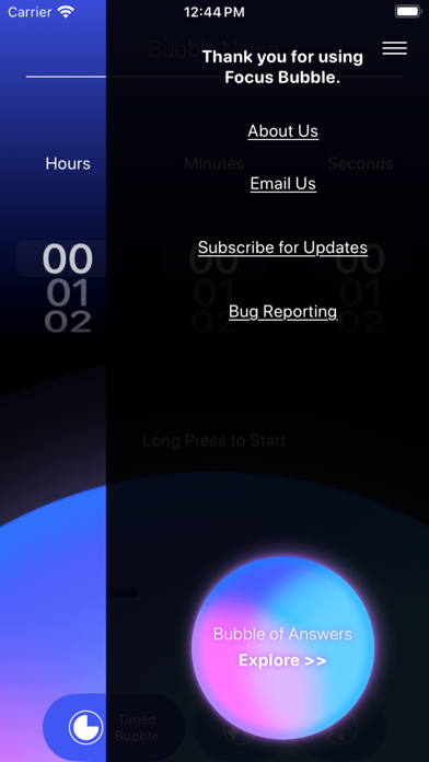 Screenshot #2 pour Bubble Time - Focus+Task Timer