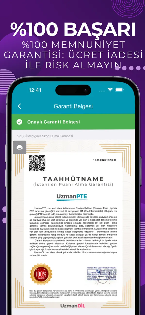 Screenshot #2 pour PTE Academic (UzmanPTE)