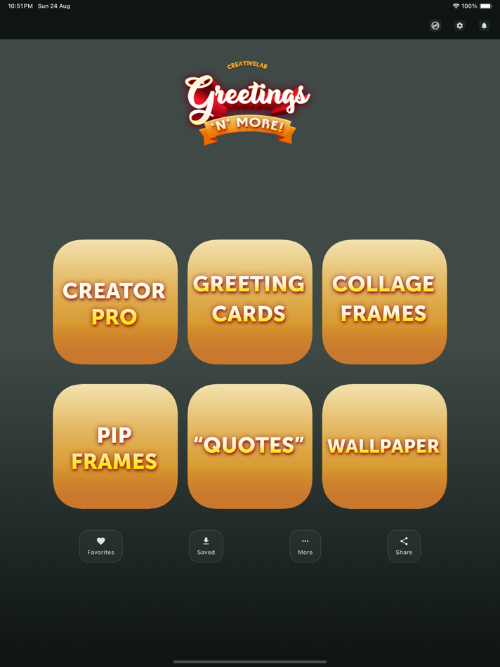 #1. Greetings n More (iOS) Podle: Rajesh Gupta