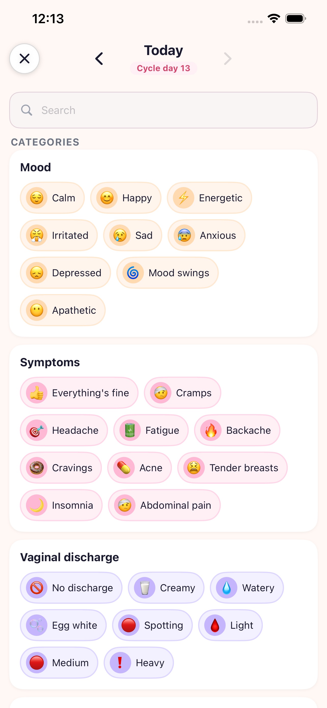 Screenshot 4 of Bluma: Period & Cycle Tracker