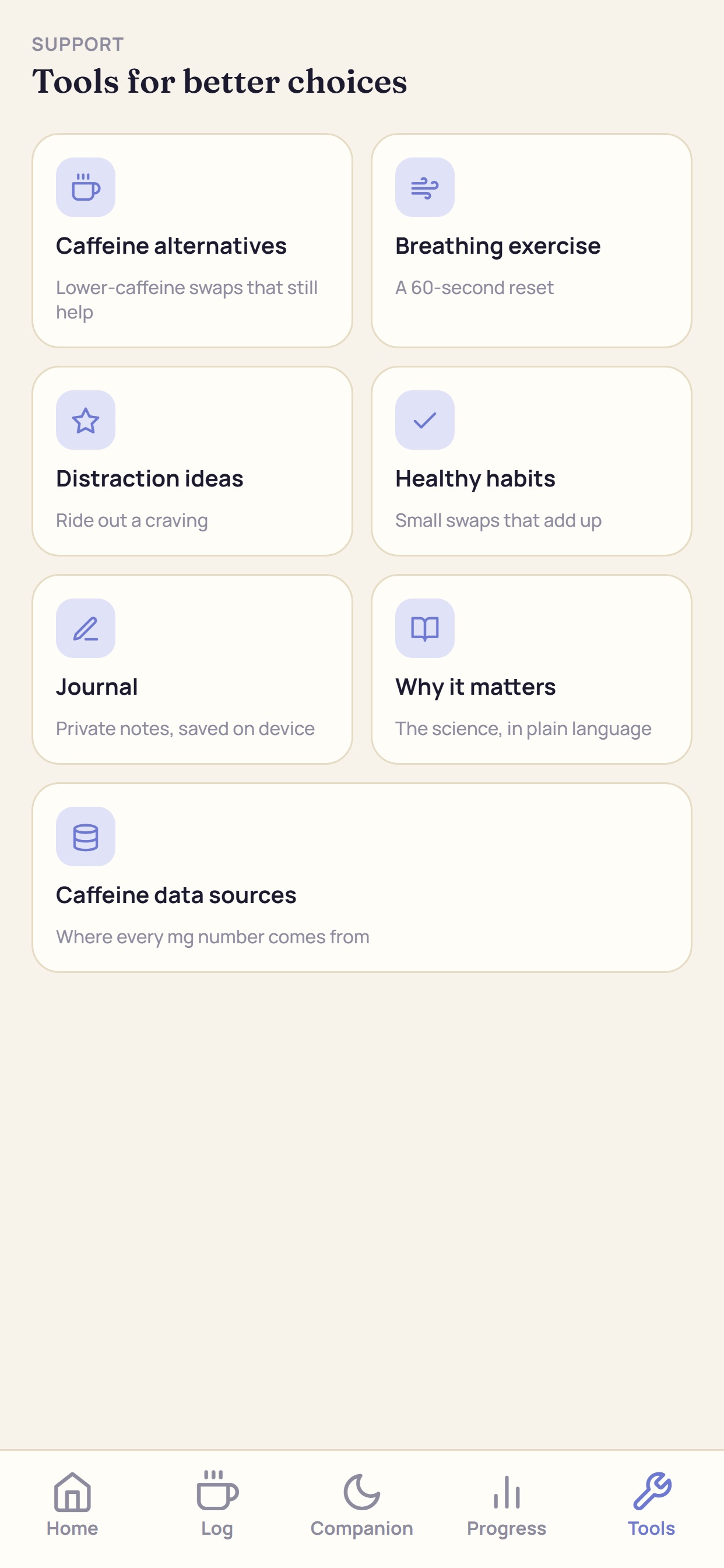 Screenshot 2 of Thrive - Caffeine Tracker