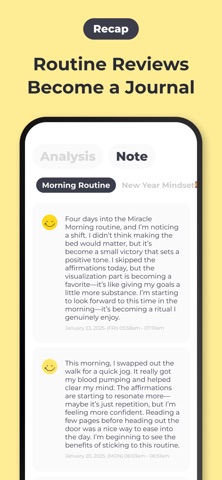 Routine Planner, Habit Tracker iPhone screenshot