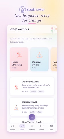 SootheHer: Cycle Tracker Screenshot 5 of 6