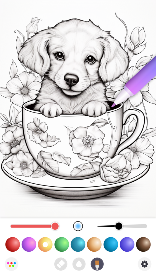 #2. InColor: Coloring & Drawing (iOS) By: EYEWIND LIMITED