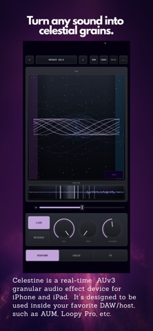 Celestine Granular FX app screenshot