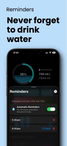 Water tracker Hydrolly Screenshot 4 of 6