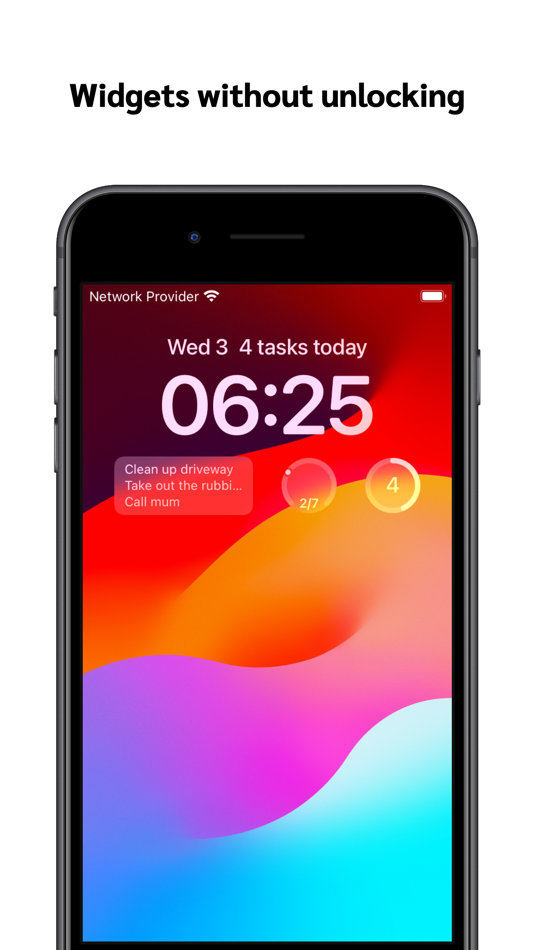 #3. Todo Reminders Widget : Tasky (iOS) 来自: Sufiyan Yasa