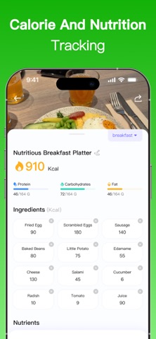 AI Calorie Counter by DietByte iPhone screenshot