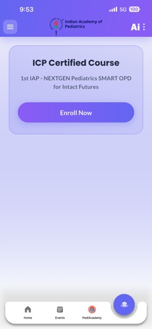 Indian Academy of Pediatrics iPhone screenshot 2