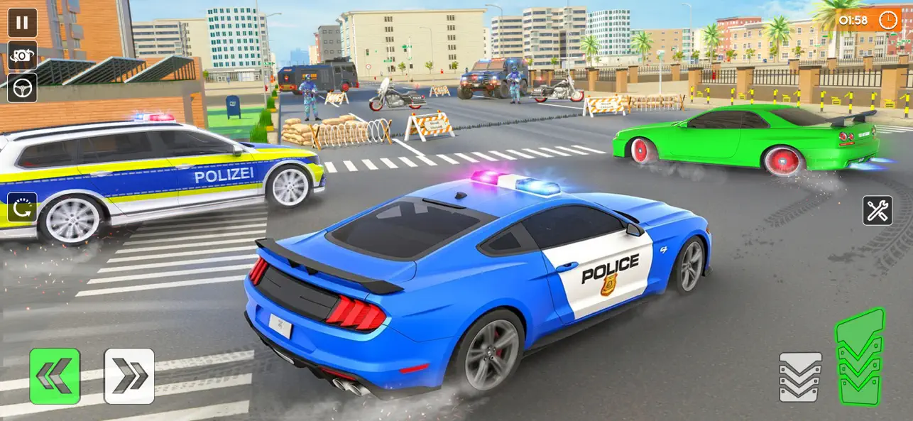 Screenshot #1 pour jeu de poursuite policière 3d