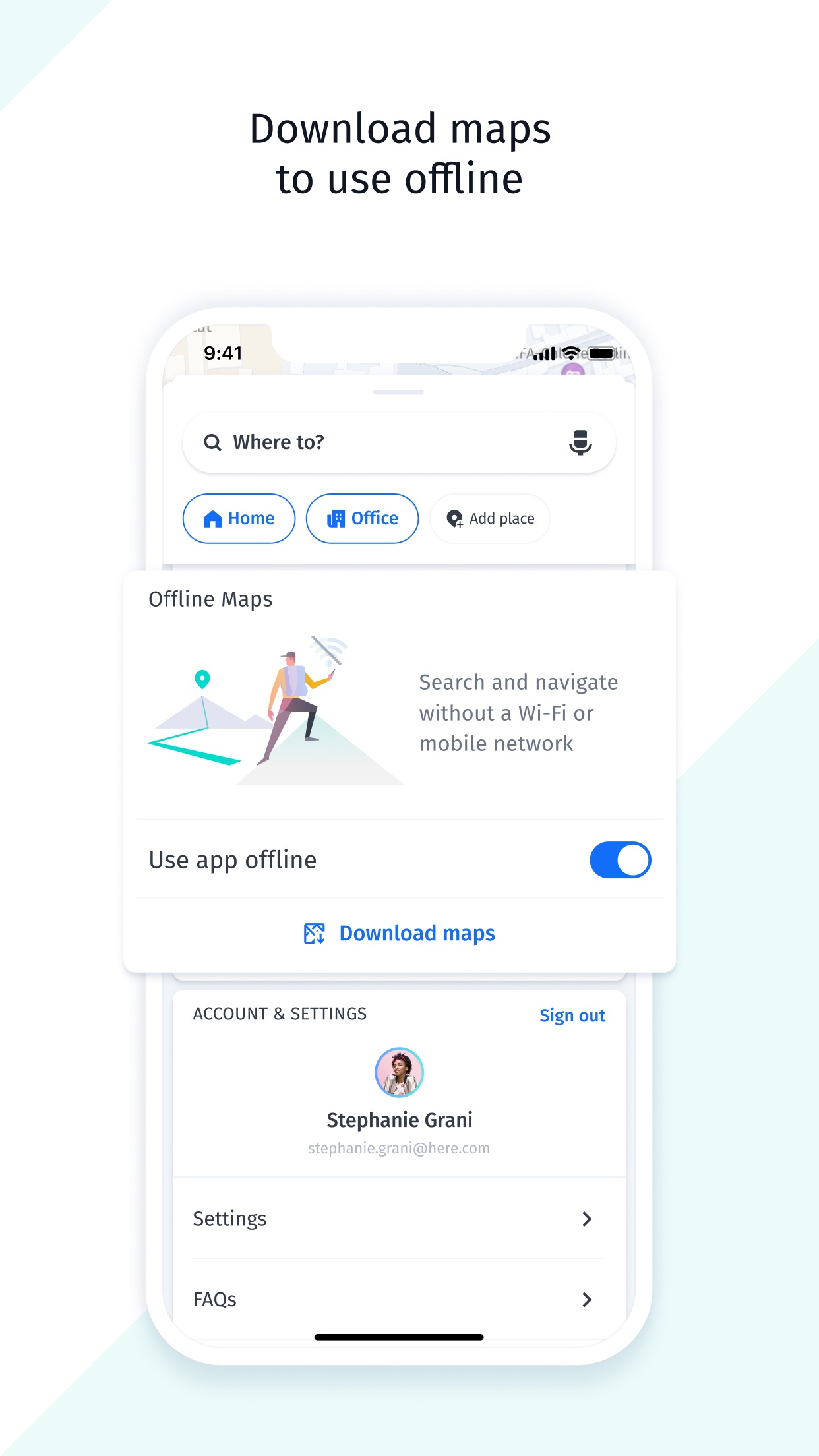 HERE WeGo Maps & Navigation screenshot 6