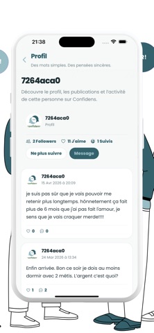 Confidens - Partagez librement screenshot