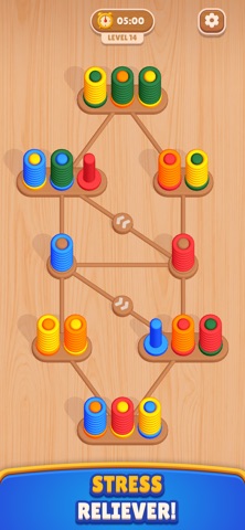 Color Ring Sort iPhone screenshot