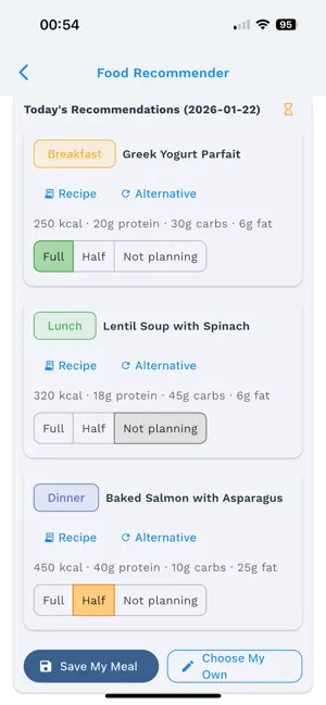 DietGen screenshot 2
