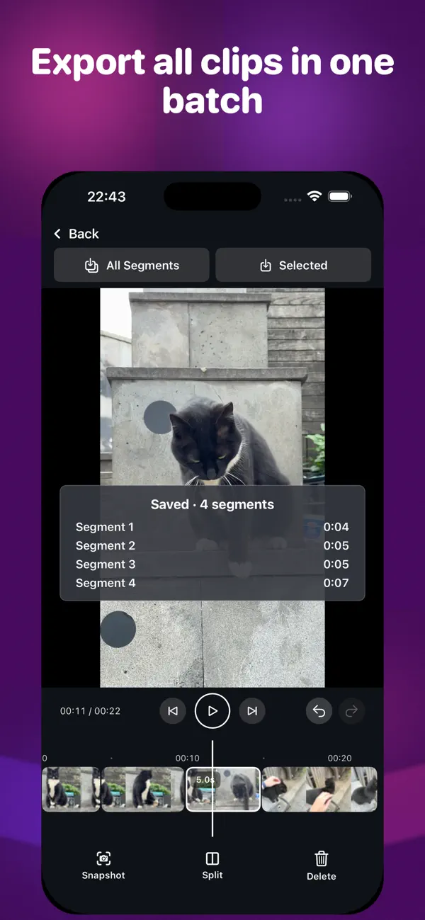 Screenshot #2 pour SimpleCut Video
