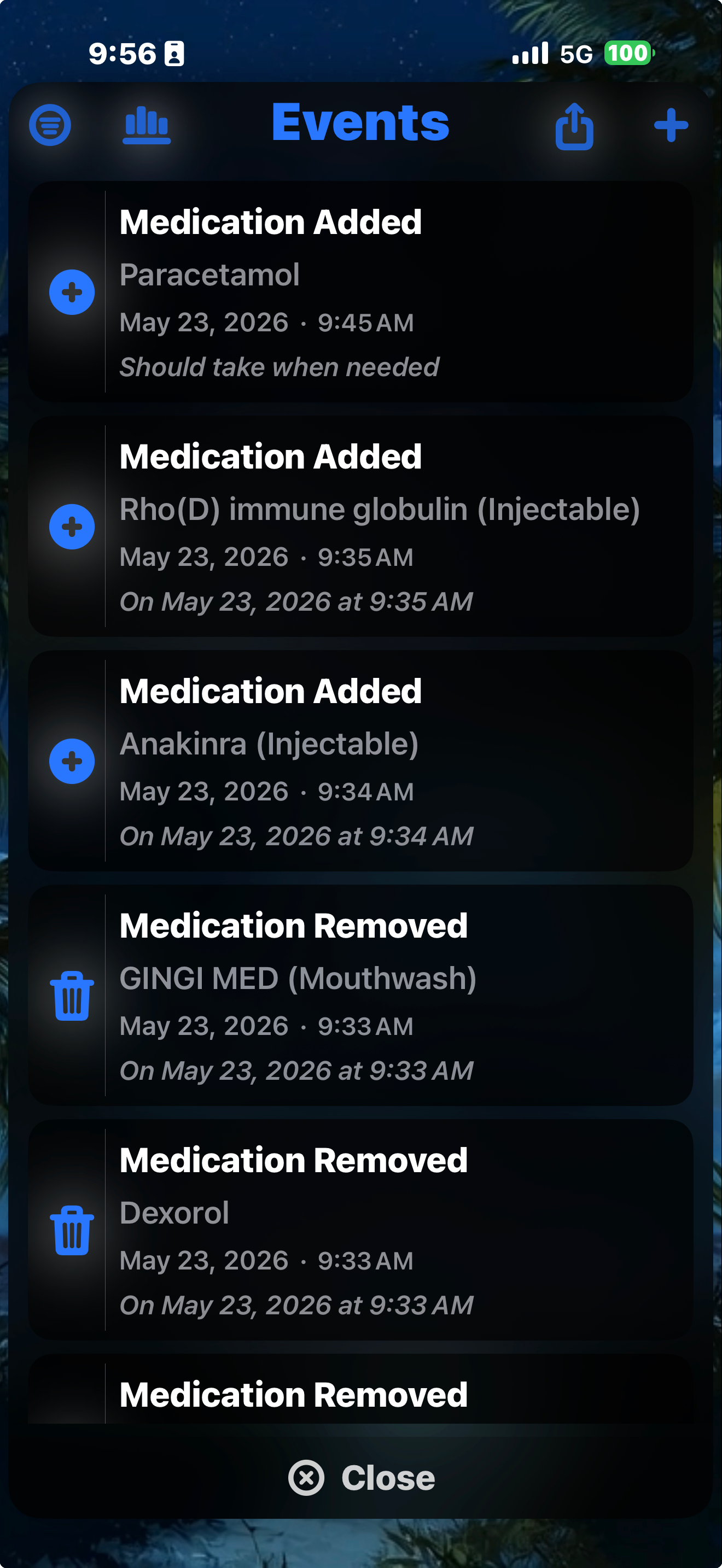 Medication & Injection Tracker