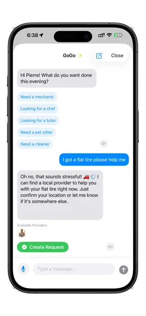 GoGo App – Request Anything screenshot 2