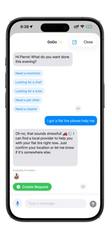 GoGo App – Request Anything Screenshot 2 of 5