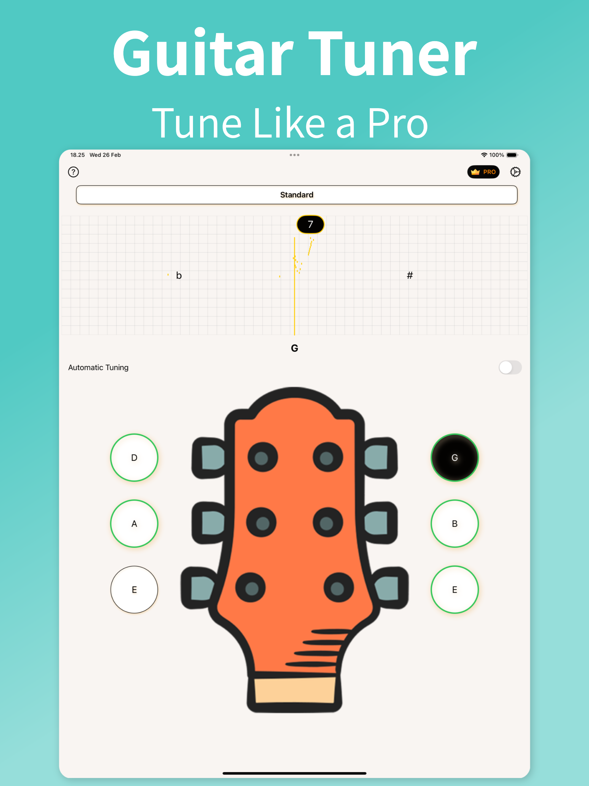 Guitar Tuner - TuneGuide