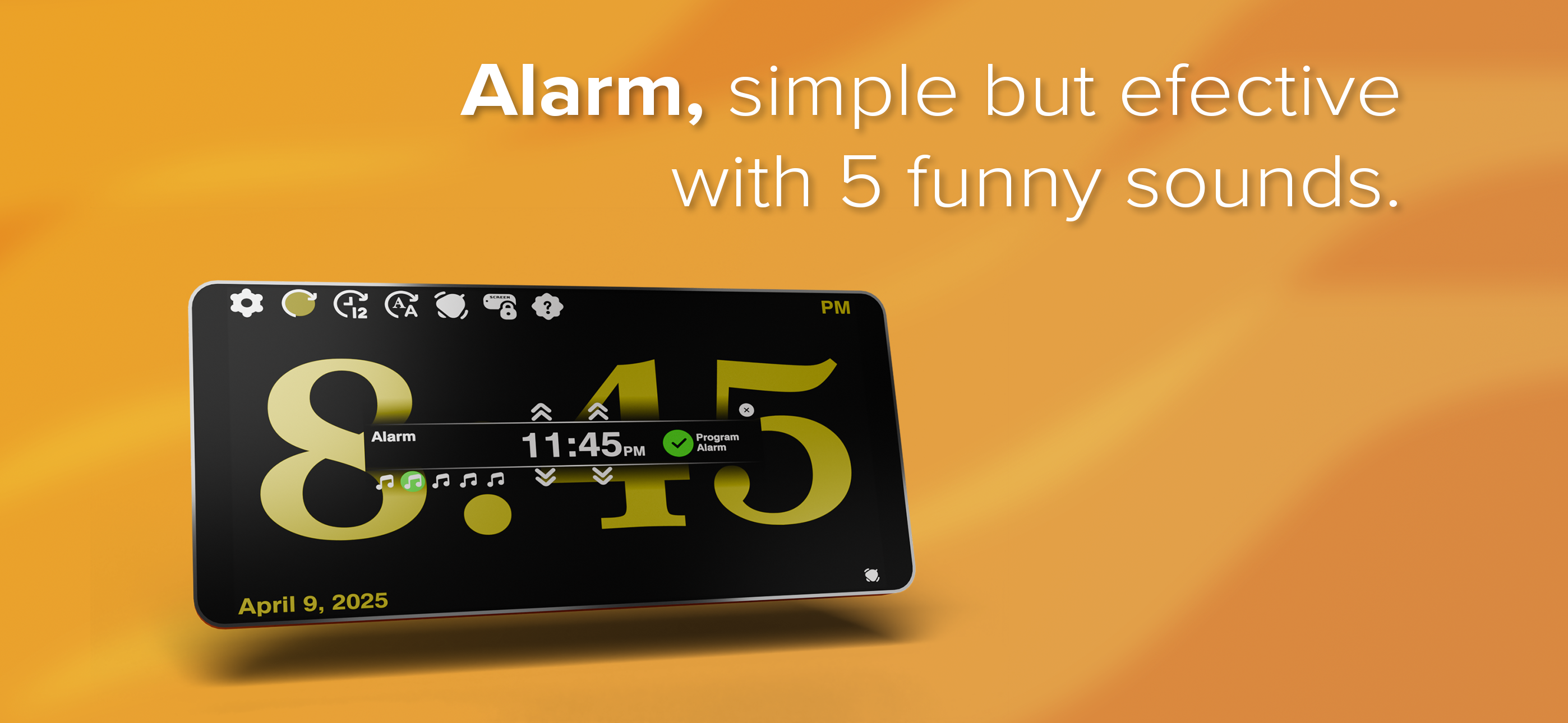 Screen Clock Digital screenshot 4