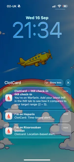 ClotCard screenshot 3